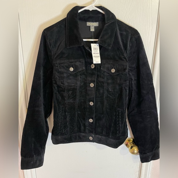 Women's STYLE&CO Corduroy Classic Long-Sleeve Jacket, Created for Macy's NWT - Picture 2 of 7